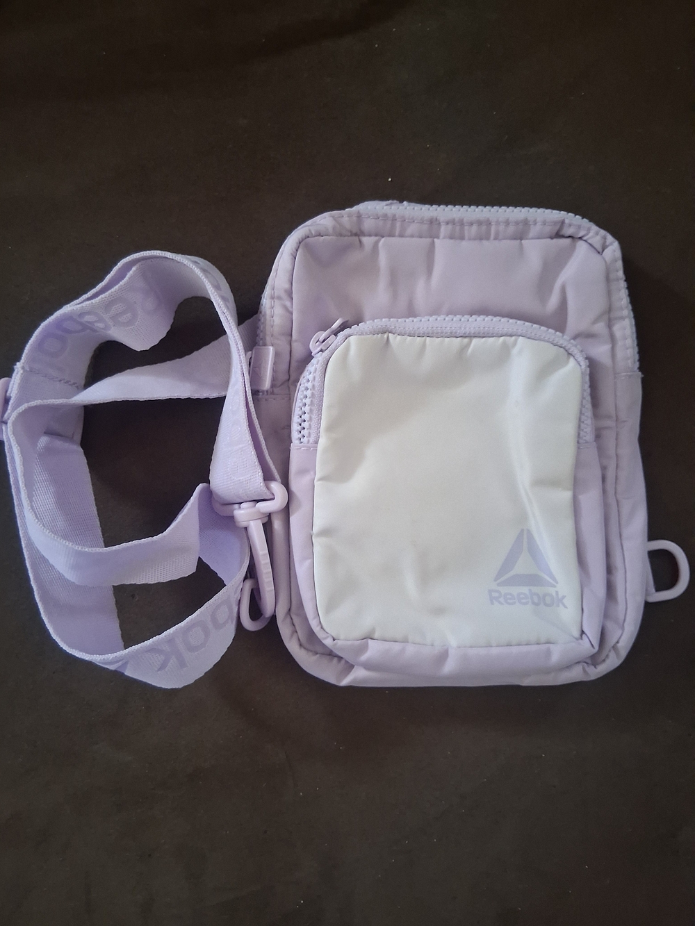 Reebok Lavender and Pale Lilac Crossbody Bag